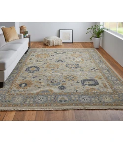 Feizy Corbitt 0612F BLUE/BROWN Area Rug 2 ft. X 3 ft. Rectangle