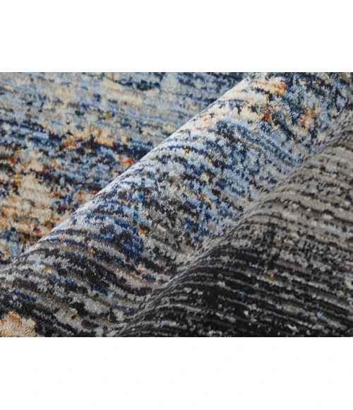 Feizy Sonora IVORY/BLUE SNR39NWF 9 ft. 0 in. X 12 ft. 8 in. Rectangle Rug
