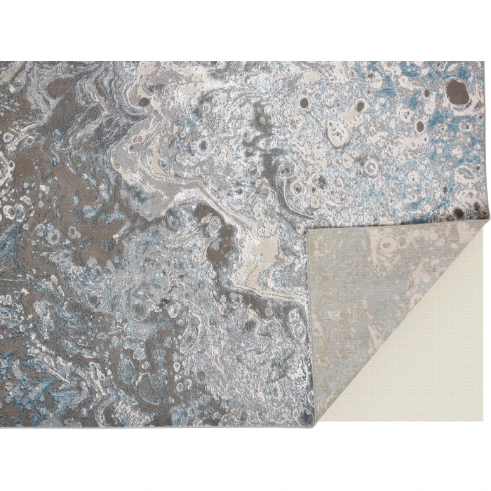 Feizy Azure SILVER/BLUE AZR3405F 3 ft. 11 in. X 6 ft. Rectangle Rug