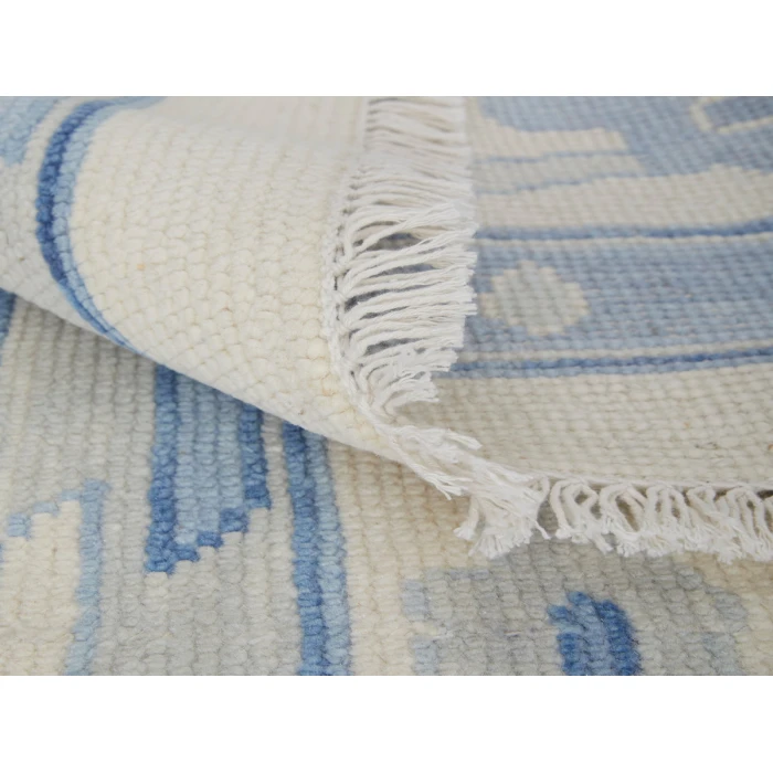 Feizy Karina IVORY/BLUE 90969G7F 12 ft. X 15 ft. Rectangle Rug