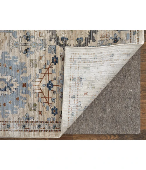 Feizy Melrose BEIGE/MULTI MEL39P5F 6 ft. 7 in. X 9 ft. 6 in. Rectangle Rug