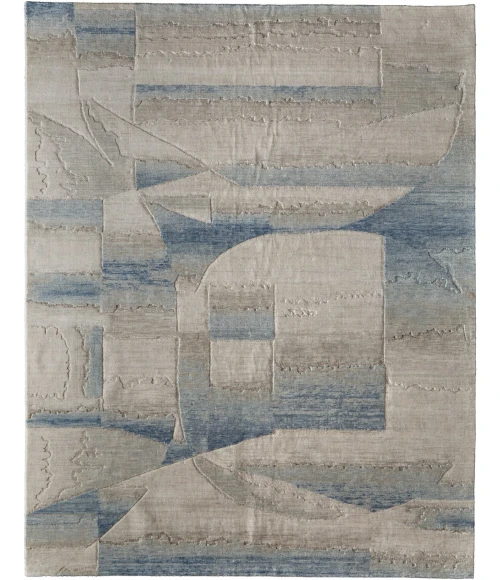 Feizy Jaxson Blue/Ivory/Gray JXN39PXF 4ft. x 6ft. Accent Rug Rug
