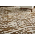 Feizy Wallace Brown/White WAL8A43F 5 ft. X 8 ft. Rect. Rug