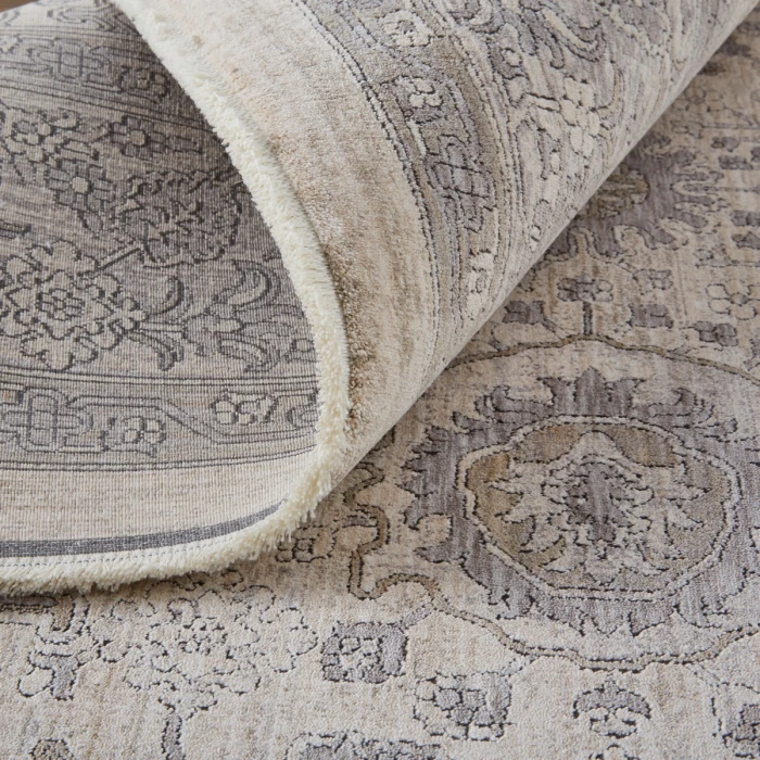 Feizy Marquette Rustic Persian Farmhouse Rug, Beige/Warm Gray, 4ft x 5ft-3in Accent Rug