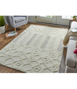 Feizy Anica 8013F IVORY Area Rug 2 ft. X 3 ft. Rectangle