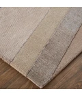 Feizy Nash Farmhouse Geometric, Tan/Brown/Blue, 5' x 8' Area Rug