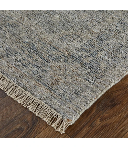 Feizy Caldwell Bohemian & Eclectic Distressed, Gray/Blue/Taupe, 9' x 12' Area Rug