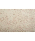 Feizy Bella High/Low Floral Wool Rug, Sand Beige/Blush Pink, 2ft - 6in x 8ft, Runner
