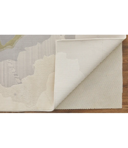 Feizy Clio Industrial Abstract, Green/Purple/Ivory, 7'-9" x 10' Area Rug