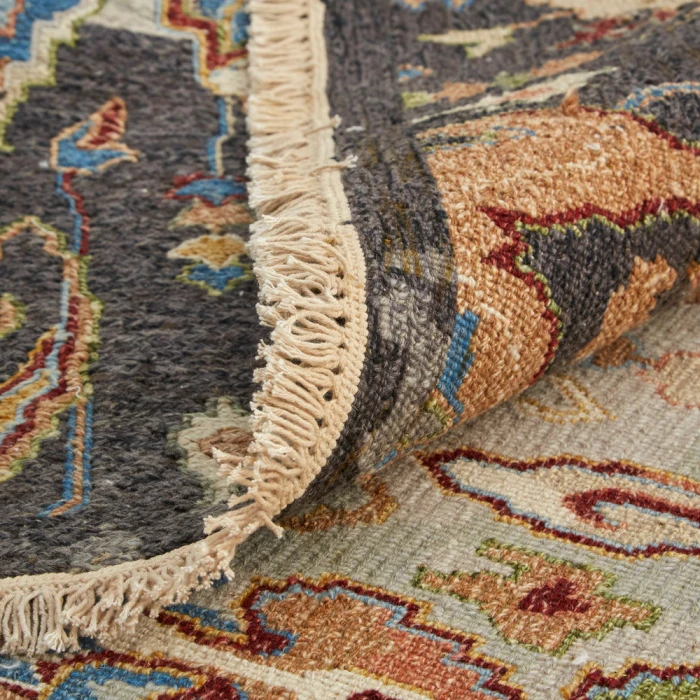 Feizy Leylan Bohemian & Eclectic Ikat, Taupe/Tan/Orange, 8'-6" x 11'-6" Area Rug