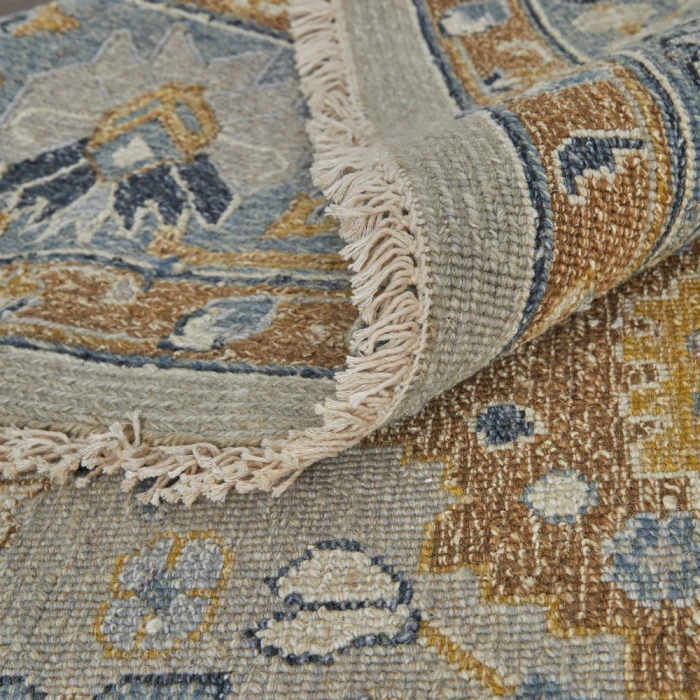 Feizy Corbitt Classic Oriental, Blue/Brown/Gray, 2' x 3' Accent Rug