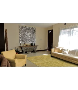 Feizy Qing 6064F YELLOW Area Rug 8 ft. 6 in. X 11 ft. 6 in. Rectangle