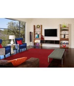 Feizy Luna 8049F RED Area Rug 9 ft. 6 in. X 13 ft. 6 in. Rectangle