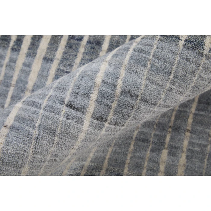 Feizy Eastfield Casual Abstract, Blue/Ivory/Gray, 2'-6" x 8' Runner