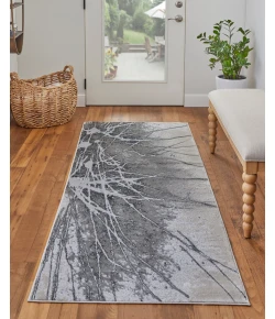 Feizy Astra 39L5F GRAY/SILVER Area Rug 2 ft. 10 in. X 7 ft. 10 in. Runner