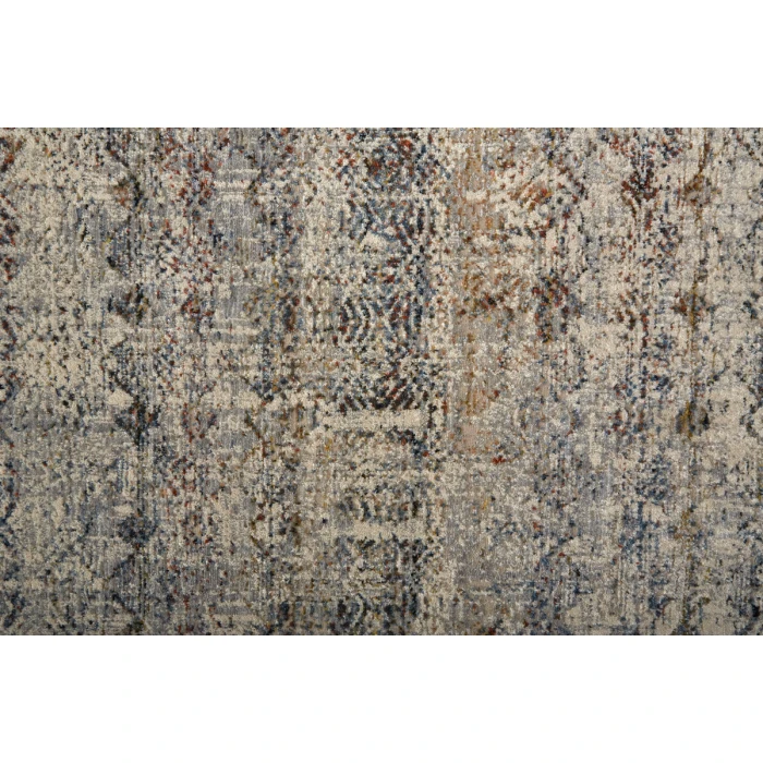 Feizy Kaia Rustic Distressed, Tan/Ivory/Blue, 2'-6" x 12' Runner