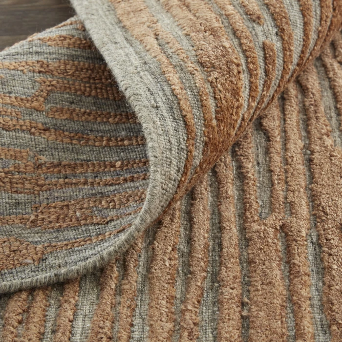 Feizy Braeside Orange/Gray T13T8005 2ft. x 3ft. Accent Rug Rug