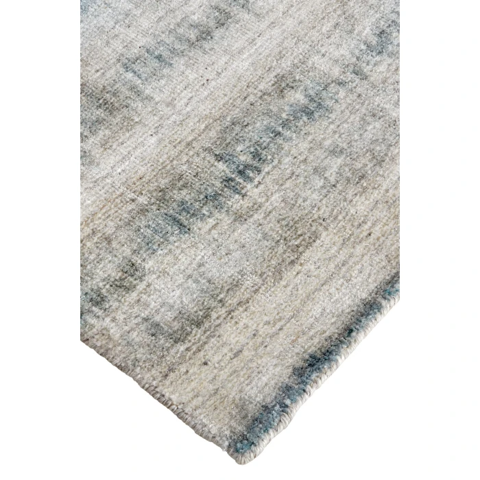 Feizy  Mackay Handwoven Graident Rug, Aegean Blue/Warm Gray, 4ft x 6ft Area Rug 