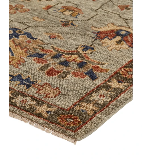 Feizy Carrington GREEN GRAY 9826503F 9 ft. 6 in. X 13 ft. 6 in. Rectangle Rug