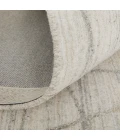 Feizy Whitton Casual Abstract, Ivory/Gray, 9' x 12' Area Rug