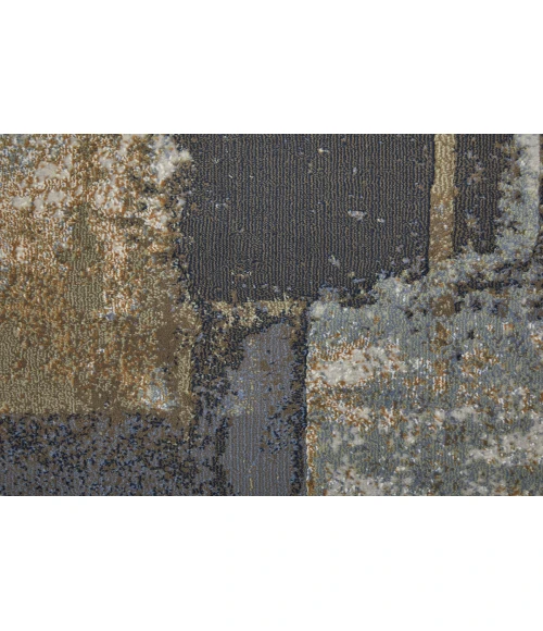 Feizy Clio Industrial Watercolor, Brown/Gray/Black, 2' x 3' Accent Rug