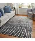 Feizy Kano IVORY/GRAY 86439LIF 7 ft. 10 in. X 10 ft. Rectangle Rug