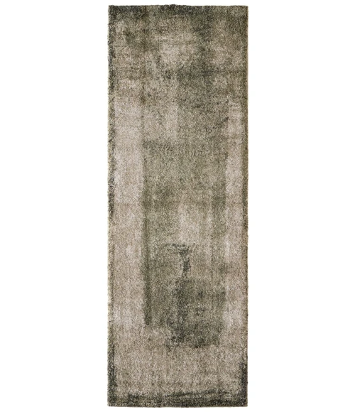 Feizy Skyview Green/Tan SKV39QCF 2 ft. 6 in. X 7 ft. 3 in. Rect. Rug