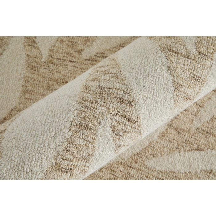 Feizy Wallace Tan/Ivory WAL8A37F 5 ft. X 8 ft. Rect. Rug