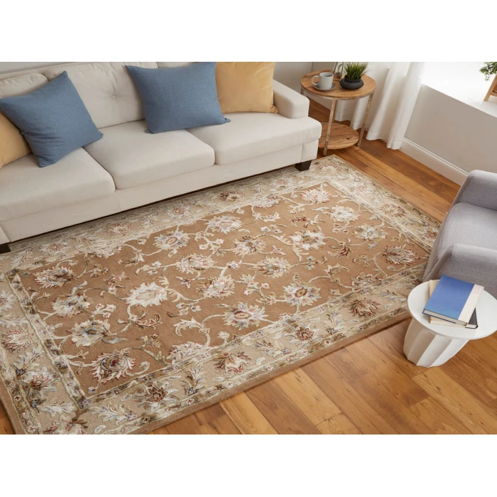 Feizy Prescott IVORY/BEIGE PCT8939F 5 ft. X 8 ft. Rectangle Rug
