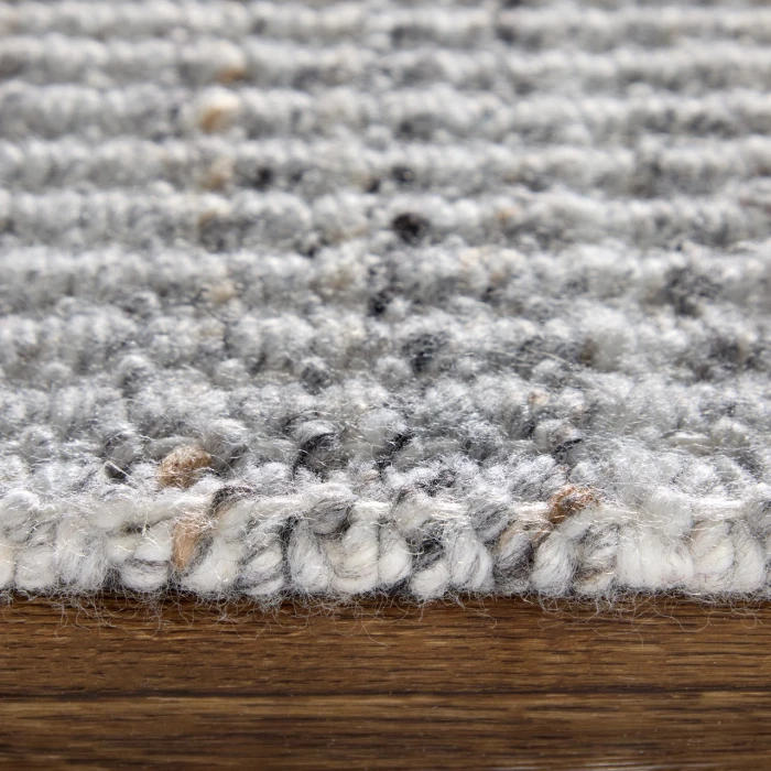 Feizy Limerick Gray/White T37T8022 8ft. x 10ft. Rect. Rug