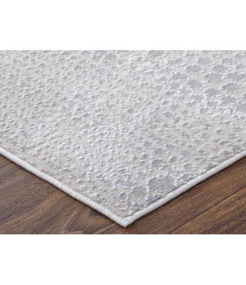 Feizy Prasad IVORY/GRAY 67039N8F 1 ft. 8 in. X 2 ft. 10 in. Rectangle Rug
