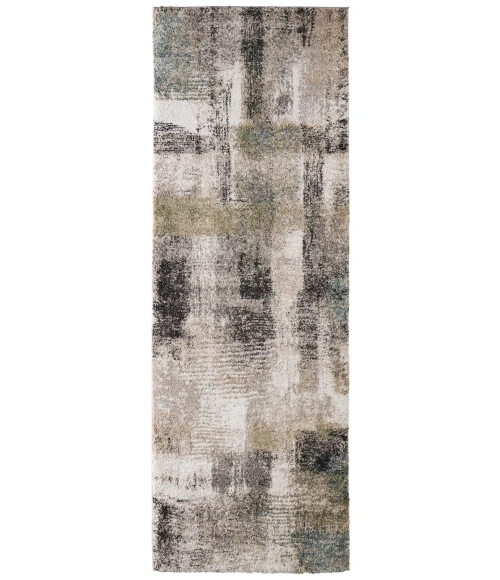 Feizy Skyview Gray/Taupe/Ivory SKV39Q9F 2 ft. 6 in. X 7 ft. 3 in. Rect. Rug