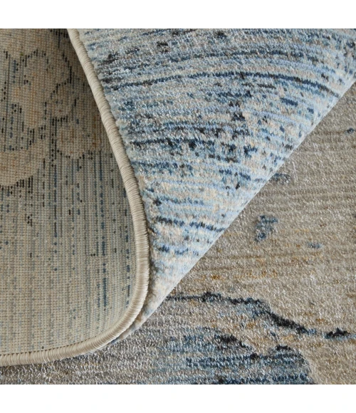 Feizy Sonora Blue/Ivory/Tan SNR39U9F 7ft.10in. x 10ft.3in. Rect. Rug