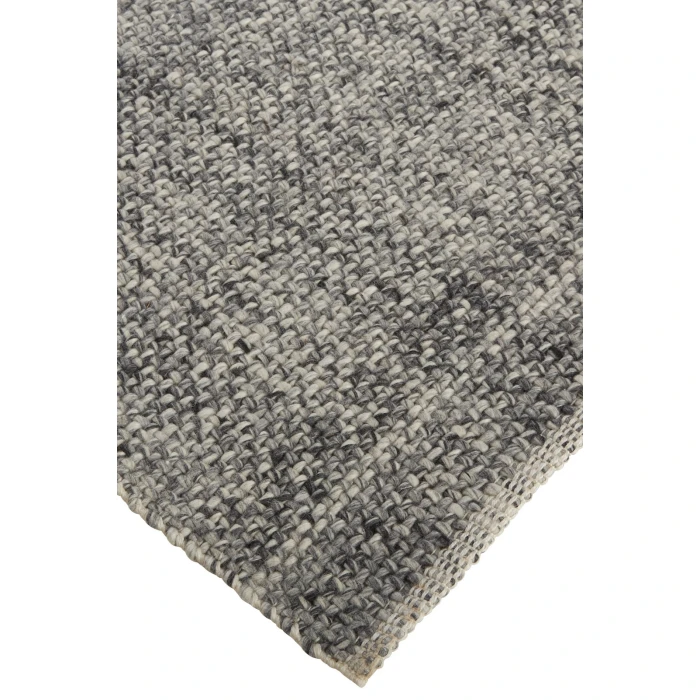 Feizy Naples Space Dyed In/Outdoor Flatweave, Charcoal Gray, 8ft x 10ft Area Rug