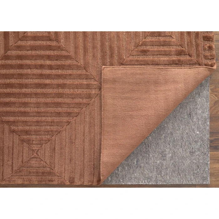 Feizy Channels CINNAMON 2877276F 4 ft. X 6 ft. Rectangle Rug