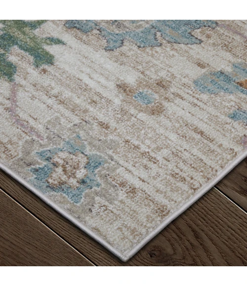 Feizy Dartmouth Tan/Brown/Blue DRT39QKF 6ft.4in. x 9ft.2in. Rect. Rug