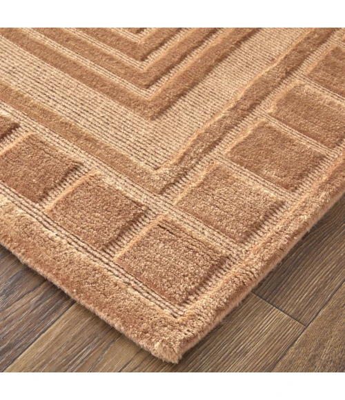 Feizy Channels SPICE 2877277F 7 ft. 9 in. X 9 ft. 9 in. Rectangle Rug