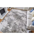Feizy Waldor IVORY/GRAY 73539NDF 5 ft. X 8 ft. Rectangle Rug