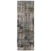 Feizy Skyview Gray/Black/Ivory SKV39QBF 2 ft. 6 in. X 7 ft. 3 in. Rect. Rug