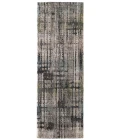 Feizy Skyview Gray/Black/Ivory SKV39QBF 2 ft. 6 in. X 7 ft. 3 in. Rect. Rug