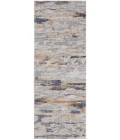 Feizy Laina Industrial Abstract, Tan/Orange/Ivory, 3' x 10' Runner