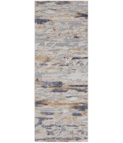 Feizy Laina 39G5F BEIGE/BLUE Area Rug 3 ft. X 10 ft. Runner