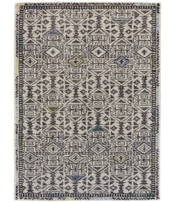 Feizy Arazad BLACK/LINE 7238447F 8 ft. X 11 ft. Rectangle Rug