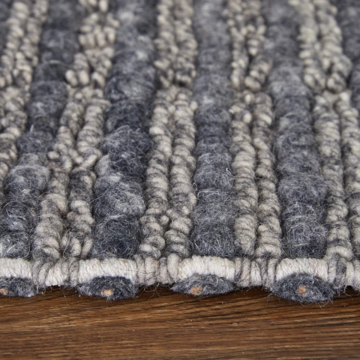Feizy Herrick Gray T36T8021 3ft.6in. x 5ft.6in. Accent Rug Rug