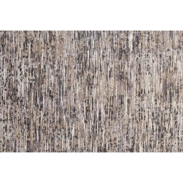 Feizy Conroe Luxe Abstract Hand-Knot Accent Rug, Gunmetal/Silver Blue2ft x 3ft