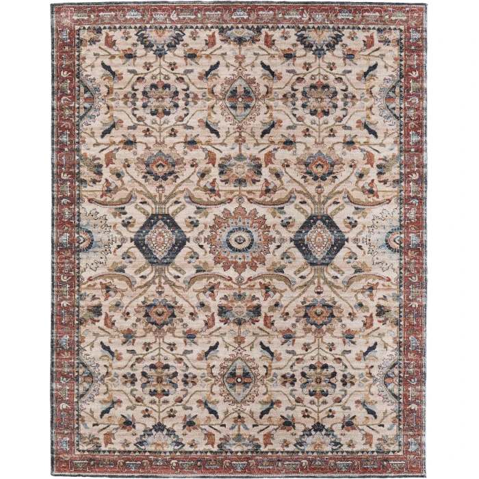 Feizy Pearson Ivory/Red/Blue PRS39SGF 10ft.0in. x 12ft.8in. Rect. Rug
