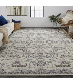 Feizy Fallon 8838F IVORY/GRAY Area Rug 10 ft. X 14 ft. Rectangle