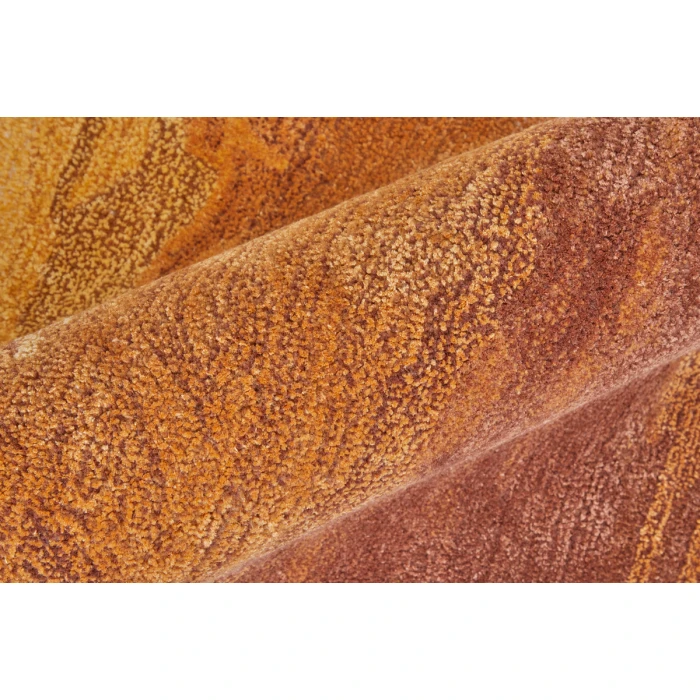 Feizy Anya Industrial Abstract, Red/Orange/Ivory, 5' x 8' Area Rug