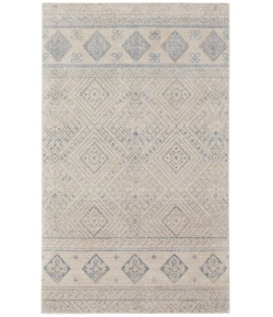 Feizy Camellia 39K8F IVORY/BLUE Area Rug 4 ft. 3 in. X 6 ft. 3 in. Rectangle