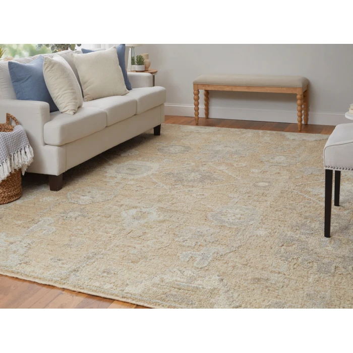 Feizy Grafton BROWN GFT69F8F 7 ft. 9 in. X 9 ft. 9 in. Rectangle Rug